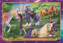 Puzzle Accademia degli Unicorni – abbraccio, 104 pezzi