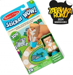 Adesivo WOW! Coniglietto con timbri