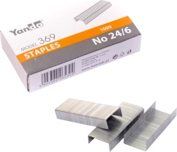 Punti per cucitrice da ufficio 24/6 YANDA 1000 pz