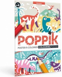 Poster da colorare Dinosauri