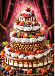 Puzzle Cherry Pazzi Dieta equilibrata 1000 pezzi