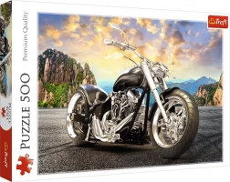 Puzzle 500 pezzi – moto nera