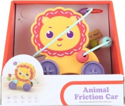 Labirinto di plastica leone su ruote per bambini