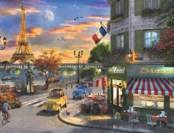 Puzzle Ravensburger Tramonto a Parigi 2000 pezzi