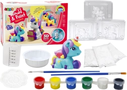 Set artistico creativo 3D con gessi colorati Unicorn