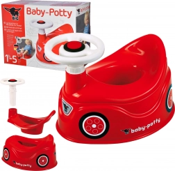 Vasino per bambini a forma di auto BIG New Bobby Car con volante e clacson