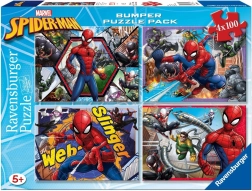 Puzzle 4×100 pezzi SPIDER-MAN Bumper Pack