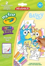 Crayola puzzle da colorare bluey 12 pezzi