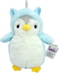 Pinguino di peluche Romek blu 20 cm