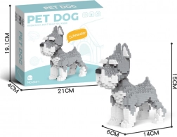 set di costruzione 800 pezzi – schnauzer