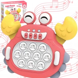 Gioco antistress elettronico Pop It granchio rosso