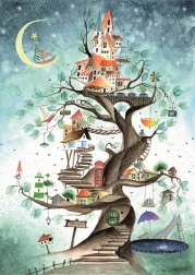 Puzzle fiaba dell'albero 1000 pezzi Magnolia