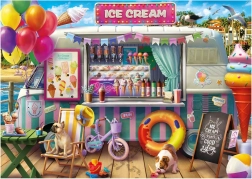Puzzle EDUCA – camioncino dei gelati, 500 pezzi