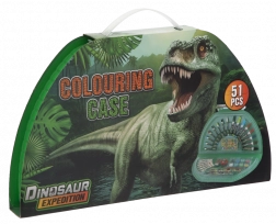 Valigetta da disegno semicircolare Dino – 51 pezzi