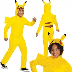 Costume per bambini POKEMON Pikachu kigurumi 150–163 cm (14–16 anni)