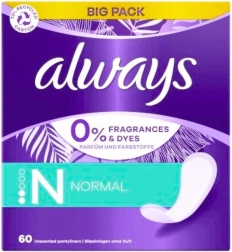 Always Normal salvaslip senza profumo 60 pz
