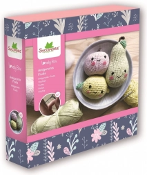 Lovely box frutta all’uncinetto – set creativo amigurumi