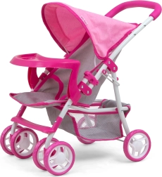 Passeggino per bambole Milly Mally Kate Prestige Pink