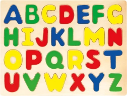 Puzzle in legno con lettere dell'alfabeto per bambini Bino