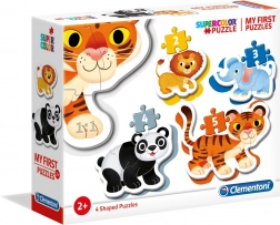 I miei primi puzzle Safari 4in1 (2–5 pezzi) CLEMENTONI
