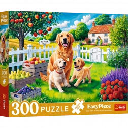 Puzzle - 300 pezzi - Cagnolini in campagna Trefl