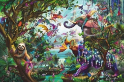 RAVENSBURGER Puzzle Draghi tropicali 4000 pezzi