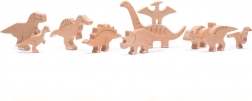 Set di dinosauri in legno Bajo 10 pezzi