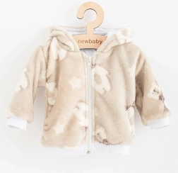 felpa invernale wellsoft per bambini con cappuccio New Baby Polar Bear