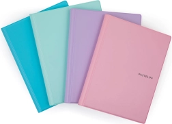 Blocco ad anelli A5 Pastelini con copertina in plastica