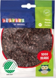 Perline da stiro Playbox marroni 1000 pz