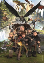 Puzzle Clementoni Come addestrare il drago: Cavalieri di Berk 180 pezzi