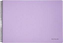 Album da disegno A3 con rilegatura ad anelli, 40 fogli, colore viola