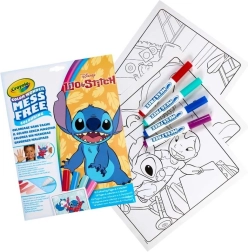 Crayola libro da colorare lilo e stitch colour wonder + 4 pennarelli