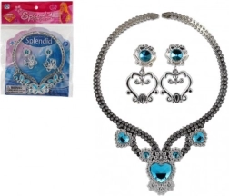 Set scintillante di gioielli per bambine – collana e orecchini