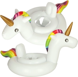 Cerchio gonfiabile per bambini con unicorno e sedile