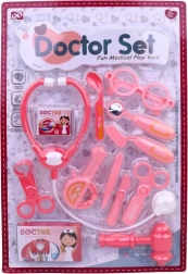 Set rosa da dottore per bambini