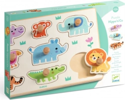 Djeco puzzle ad incastro Animali della giungla