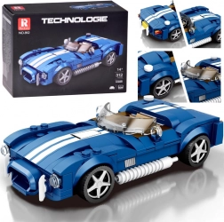 Kit di costruzione tecnica – roadster sportivo blu 312 pezzi