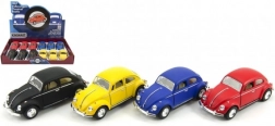 Modello in metallo KINSMART VOLKSWAGEN Beetle a retrocarica 13 cm