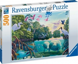 Puzzle Ravensburger Momenti con lamantini 500 pezzi