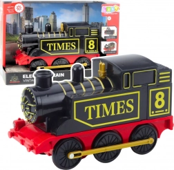 Locomotiva elettrica retrò con luci e suoni