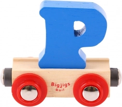 Vagoncino con la lettera P Bigjigs Rail