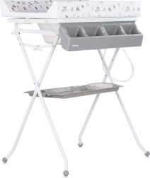 Vasca con fasciatoio e supporto Aqua Giraffe di Chipolino