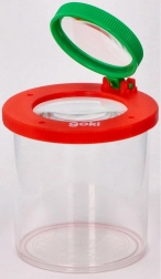 Contenitore da osservazione con lente d'ingrandimento GOKI