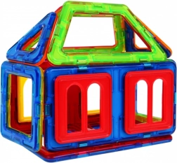 Mini costruzioni magnetiche per bambini 3+ – pezzi colorati, 13 pz con campionario architettonico