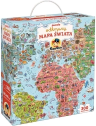 Puzzle degli esploratori – mappa del mondo 300 pezzi