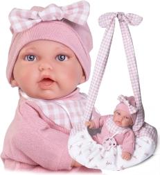 Bambola realistica Antonio Juan con corpo in tessuto morbido 27 cm