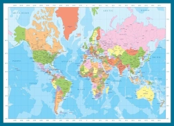 Puzzle mappa del mondo – 1000 pezzi EUROGRAPHICS