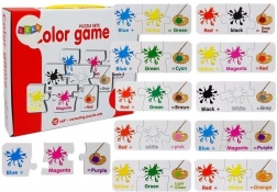 Puzzle educativi colori in inglese – 10 combinazioni