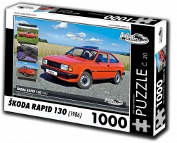 puzzle retro-auto Škoda Rapid 130 1000 pezzi